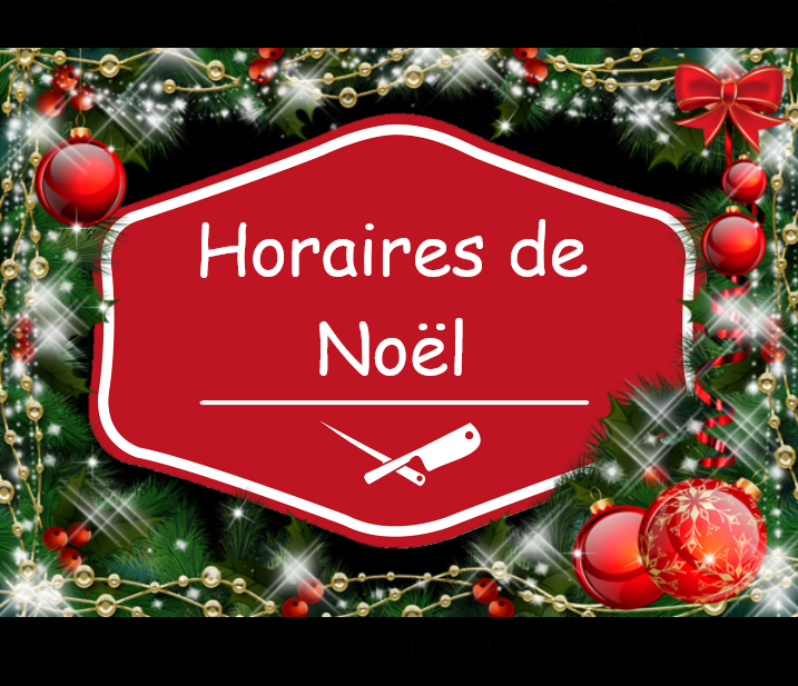Horaire ouverture pour No&euml;l