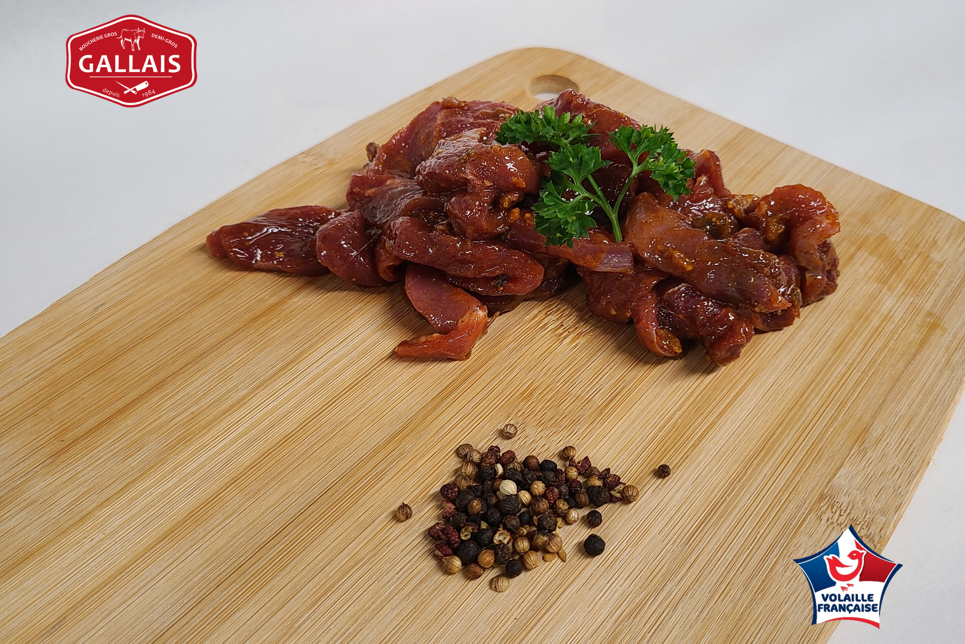 Emincé de canard mariné