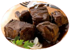 Sauté de biche sauce à l'Armagnac