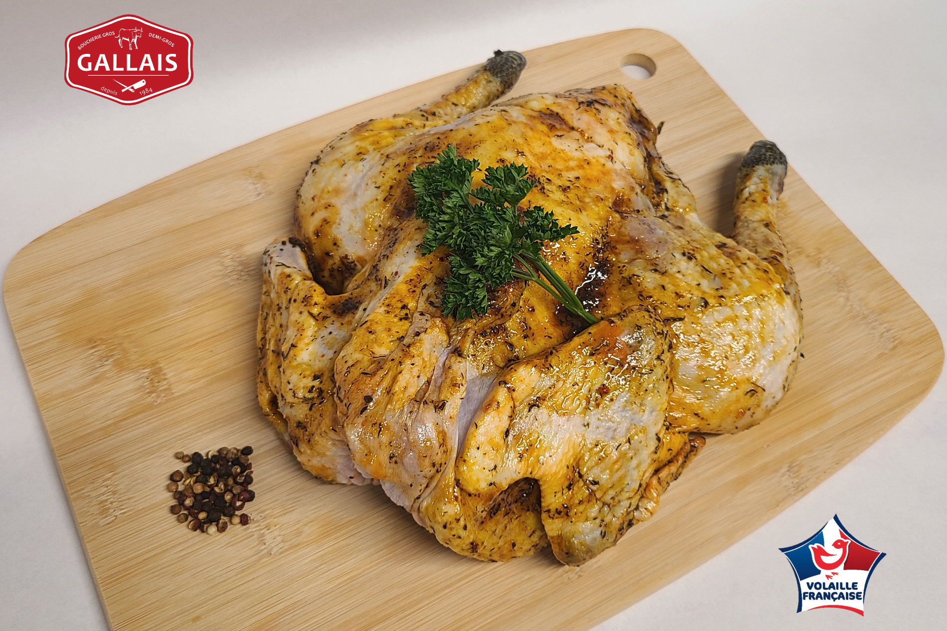 Poulet en crapaudine mariné