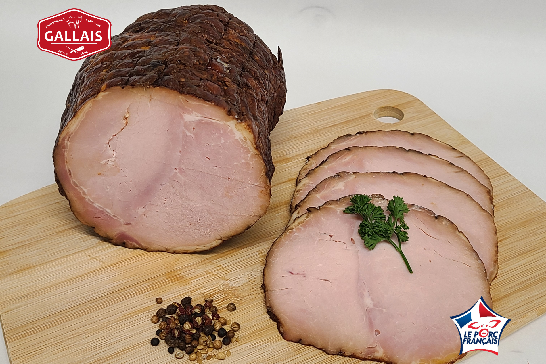 Rôti de porc cuit