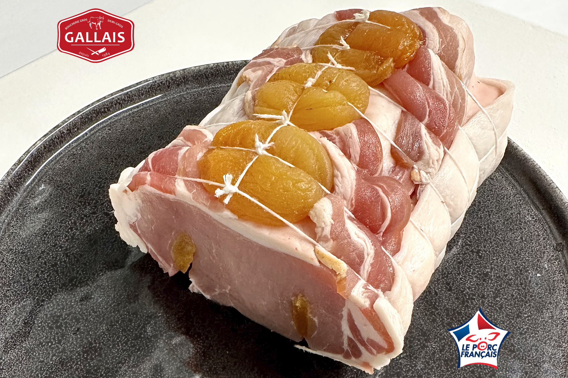 Rôti de porc aux abricots ou aux pruneaux