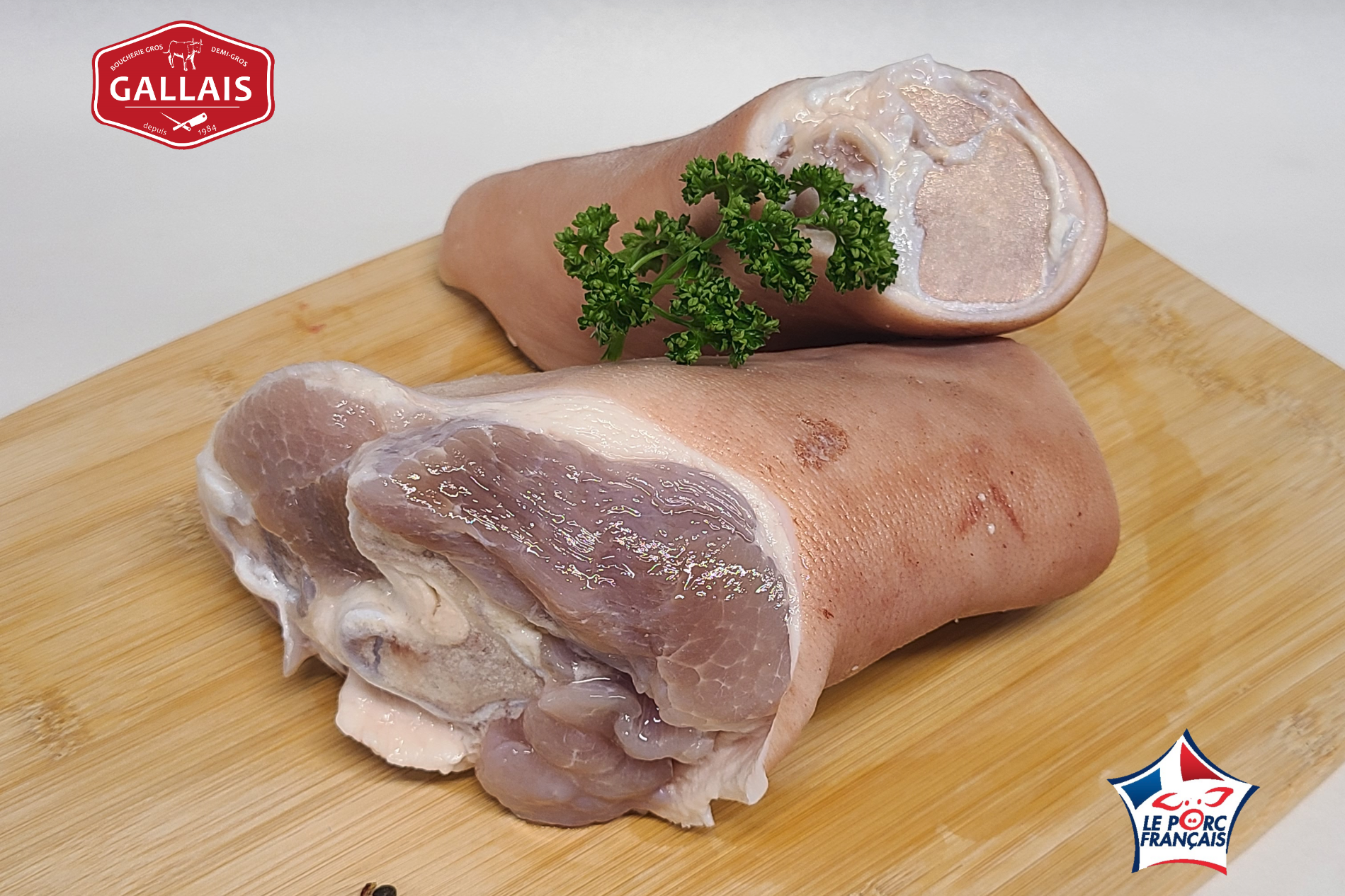 Jarret de porc demi-sel