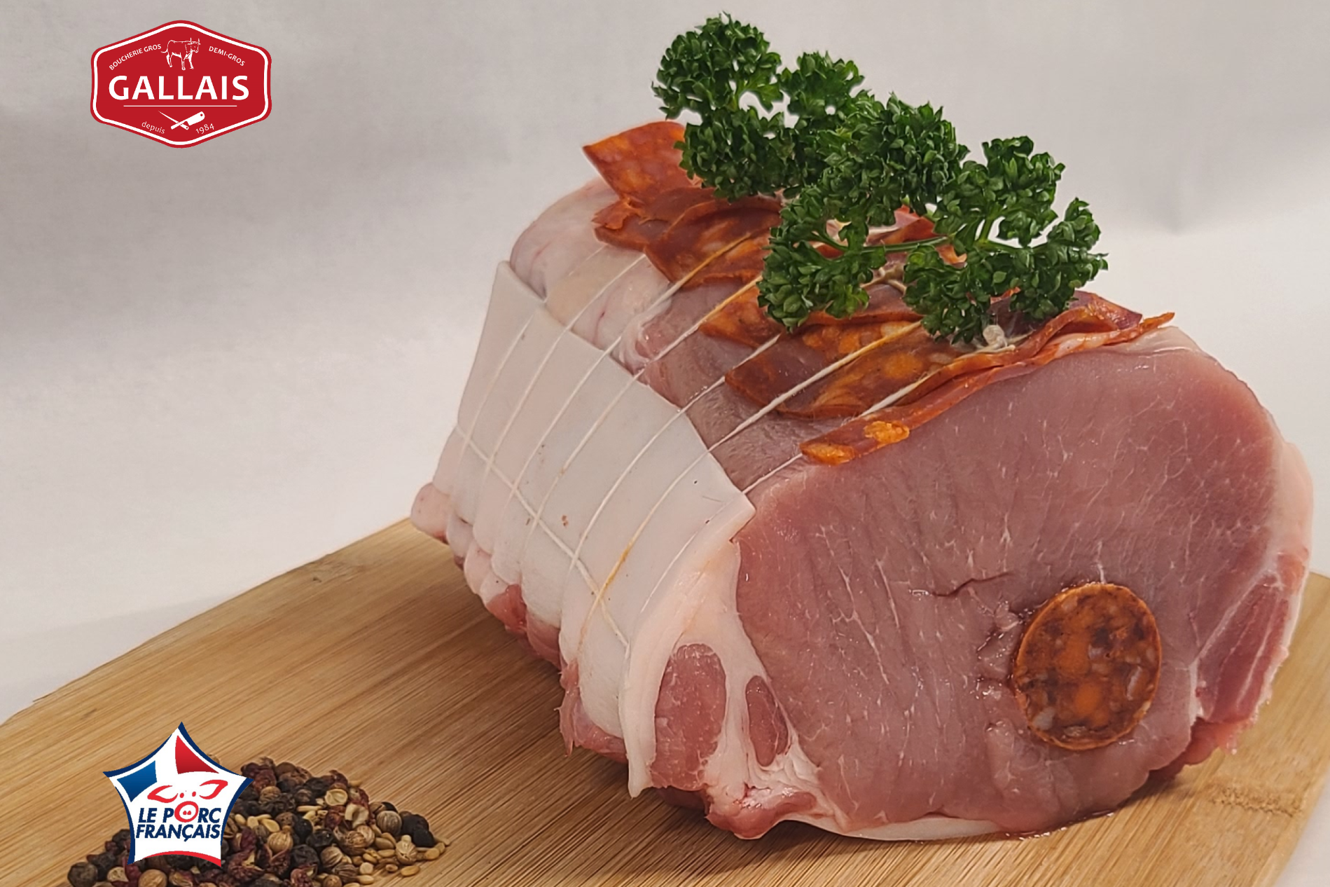 Rôti de porc au chorizo