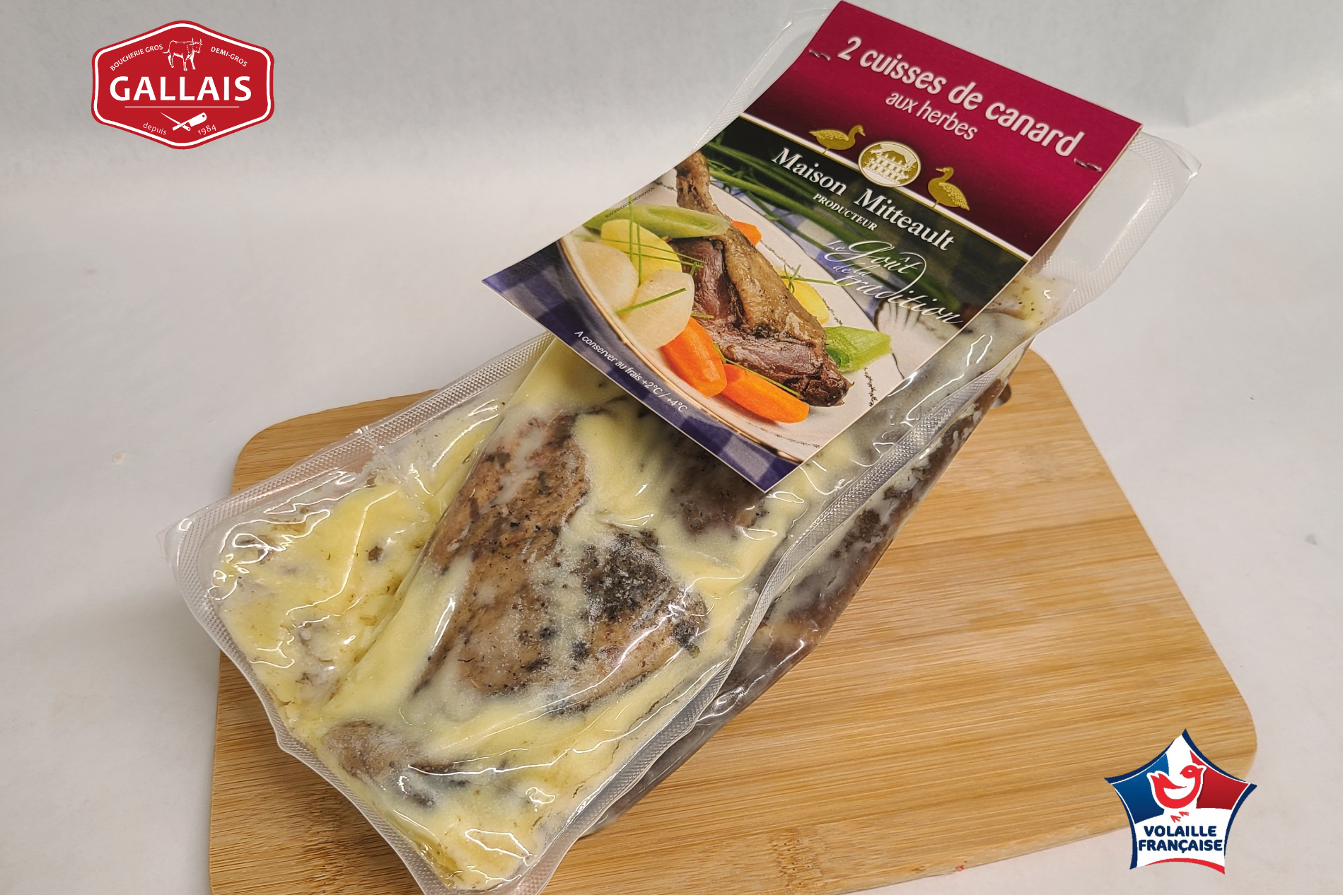 Cuisses de canard confites aux herbes